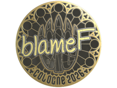 Sticker | blameF (Gold) | Cologne 2026