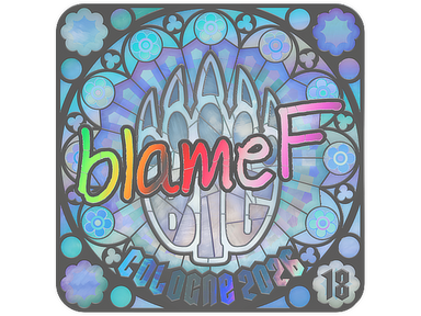 Sticker | blameF (Holo, Ranked) | Cologne 2026