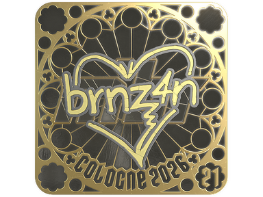 Sticker | brnz4n (Gold, Ranked) | Cologne 2026