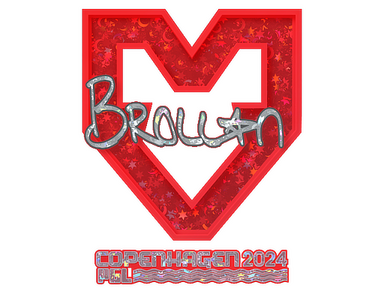 Sticker | Brollan (Glitter) | Copenhagen 2024