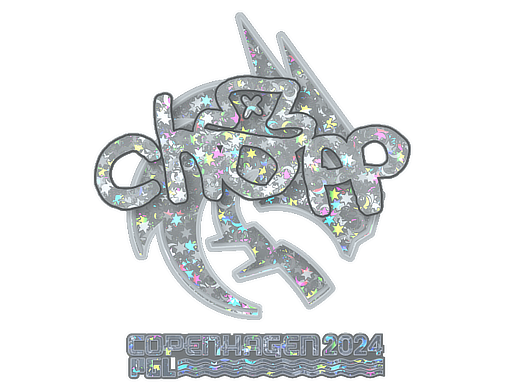 Sticker | chopper (Glitter) | Copenhagen 2024