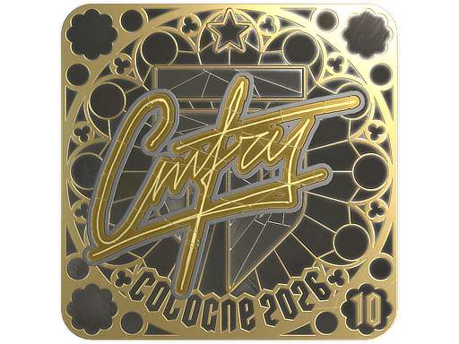 Sticker | cmtry (Gold, Ranked) | Cologne 2026
