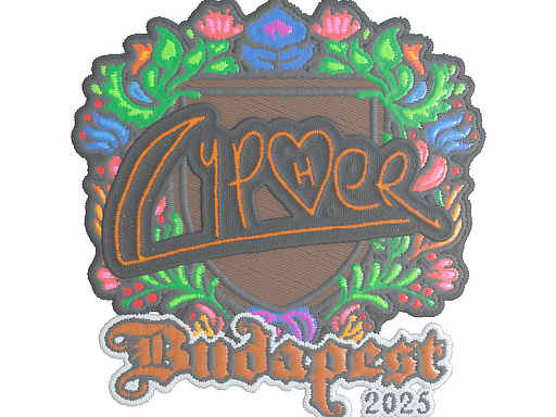 Sticker | Cypher (Embroidered) | Budapest 2025