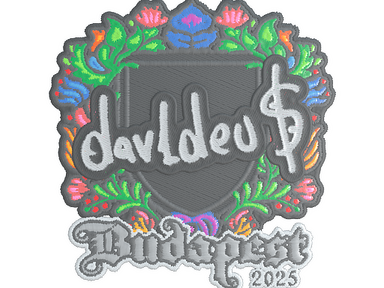 Sticker | dav1deuS (Embroidered) | Budapest 2025