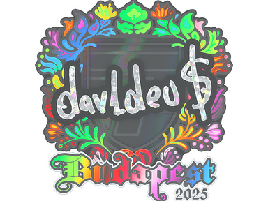 Sticker | dav1deuS (Holo) | Budapest 2025