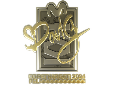 Sticker | dav1g (Gold) | Copenhagen 2024