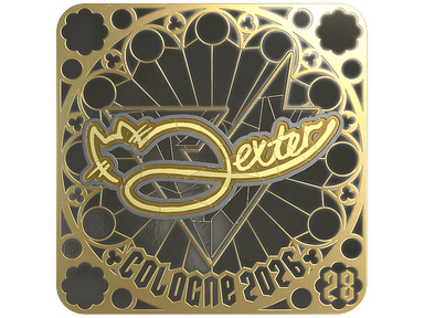 Sticker | dexter (Gold, Ranked) | Cologne 2026