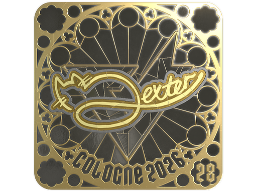 Sticker | dexter (Gold, Ranked) | Cologne 2026