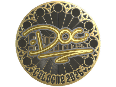 Sticker | doc (Gold) | Cologne 2026