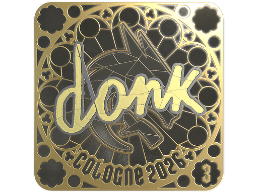Sticker | donk (Gold, Ranked) | Cologne 2026