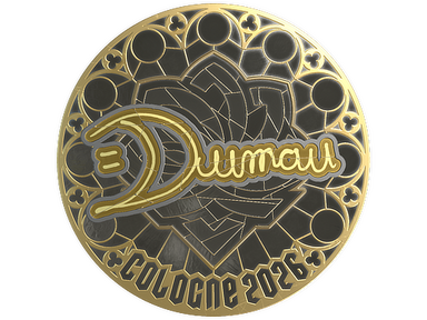 Sticker | dumau (Gold) | Cologne 2026