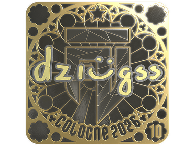Sticker | dziugss (Gold, Ranked) | Cologne 2026