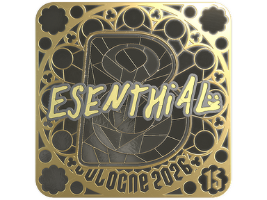 Sticker | esenthial (Gold, Ranked) | Cologne 2026