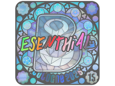 Sticker | esenthial (Holo, Ranked) | Cologne 2026