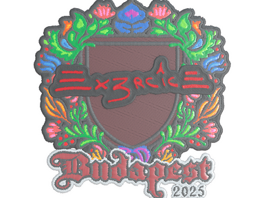 Sticker | Ex3rcice (Embroidered) | Budapest 2025