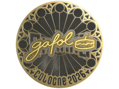 Sticker | gafolo (Gold) | Cologne 2026