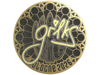 Sticker | gr1ks (Gold) | Cologne 2026