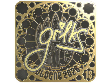 Sticker | gr1ks (Gold, Ranked) | Cologne 2026