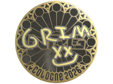 Sticker | Grim (Gold) | Cologne 2026