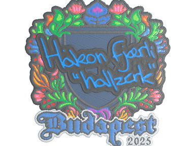 Sticker | hallzerk (Embroidered) | Budapest 2025