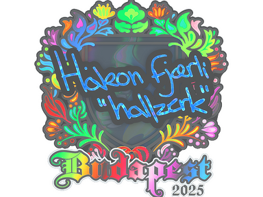 Sticker | hallzerk (Holo) | Budapest 2025