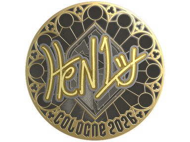 Sticker | HEN1 (Gold) | Cologne 2026