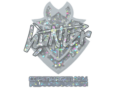 Sticker | huNter- (Glitter) | Copenhagen 2024