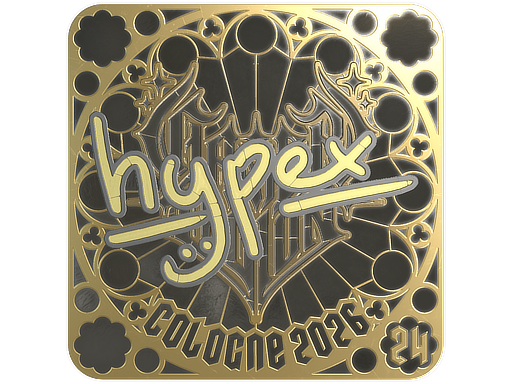 Sticker | hypex (Gold, Ranked) | Cologne 2026
