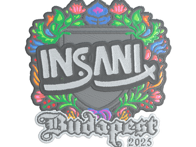 Sticker | insani (Embroidered) | Budapest 2025