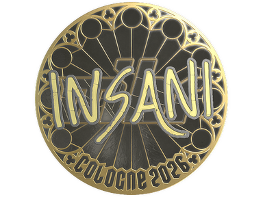 Sticker | insani (Gold) | Cologne 2026