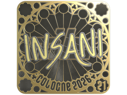 Sticker | insani (Gold, Ranked) | Cologne 2026