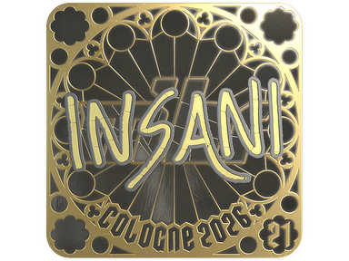 Sticker | insani (Gold, Ranked) | Cologne 2026