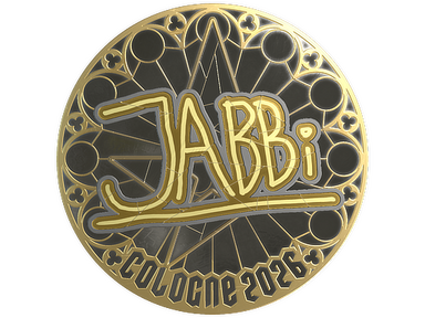 Sticker | jabbi (Gold) | Cologne 2026