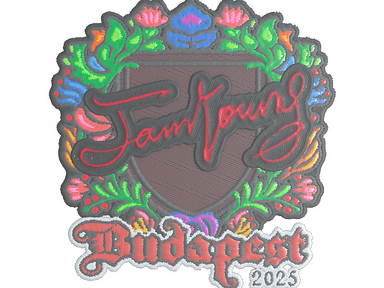 Sticker | JamYoung (Embroidered) | Budapest 2025