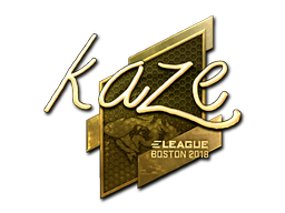 Sticker | Kaze (Gold) | Boston 2018