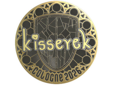 Sticker | kisserek (Gold) | Cologne 2026