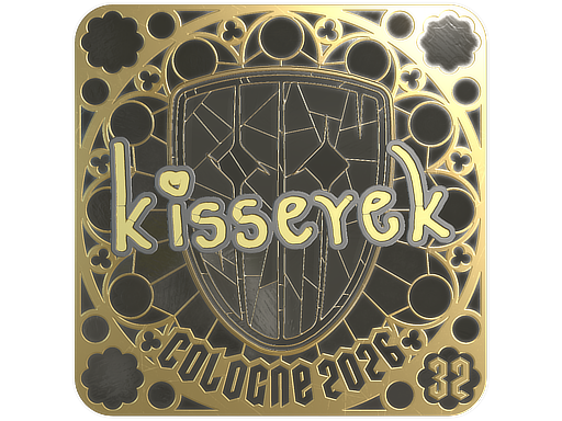 Sticker | kisserek (Gold, Ranked) | Cologne 2026