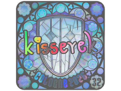 Sticker | kisserek (Holo, Ranked) | Cologne 2026