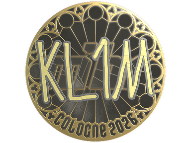 Sticker | kl1m (Gold) | Cologne 2026