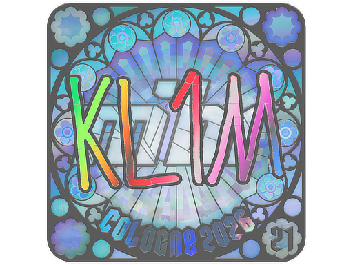 Sticker | kl1m (Holo, Ranked) | Cologne 2026
