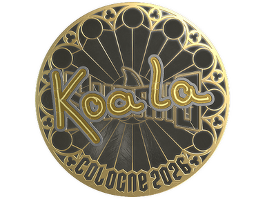 Sticker | koala (Gold) | Cologne 2026