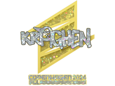 Sticker | kraghen (Glitter) | Copenhagen 2024