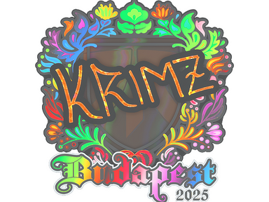 Sticker | KRIMZ (Holo) | Budapest 2025