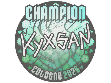 Sticker | kyxsan (Champion) | Cologne 2026