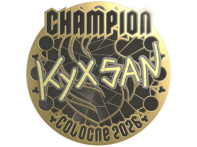 Sticker | kyxsan (Gold, Champion) | Cologne 2026