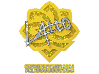 Sticker | latto (Glitter) | Copenhagen 2024