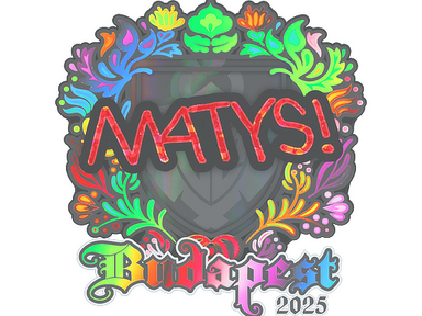 Sticker | MATYS (Holo) | Budapest 2025