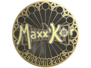 Sticker | maxxkor (Gold) | Cologne 2026