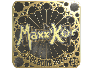 Sticker | maxxkor (Gold, Ranked) | Cologne 2026