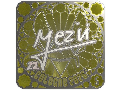 Sticker | mezii (Foil, Ranked) | Cologne 2026